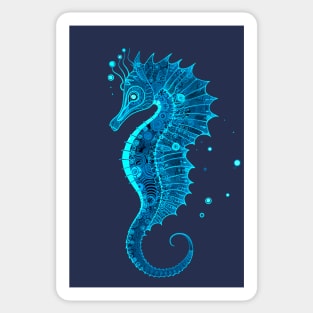 Seahorse, stylized graphics Sticker